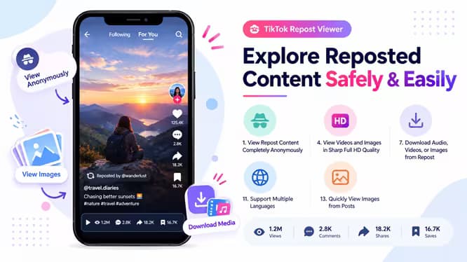 6 key tips to watch TikTok Reposts safely and privately