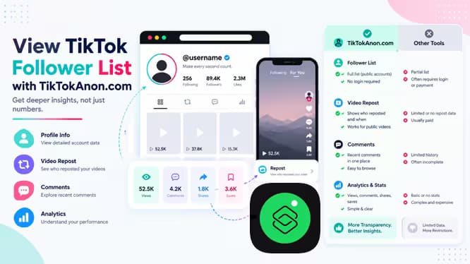 Benefits of analyzing your TikTok Followers list