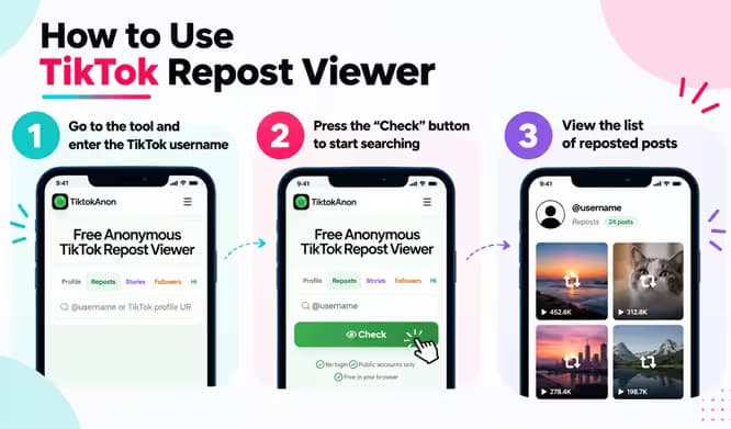 3 simple steps to watch TikTok Reposts on Android, iPhone, Windows, and macOS